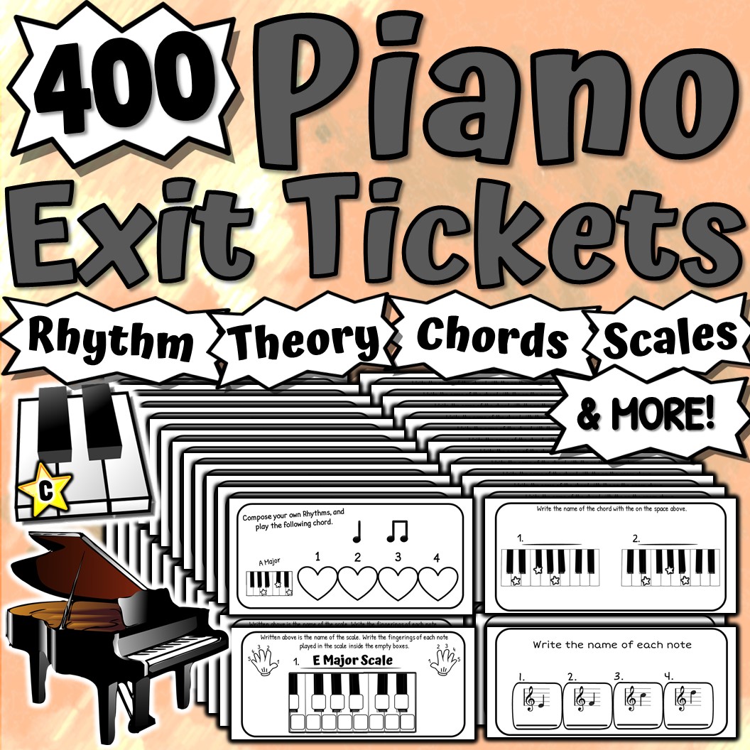 400 Piano Exit Tickets